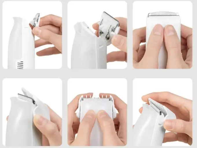 Xiaomi crianças inteligente cabelo sucção clipper reparação