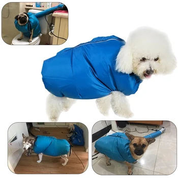 빠른 건조 개 청소 액세서리 애완 동물 건조 가방, 접이식 개 헤어 드라이어 블로우 가방, 휴대용 애완 동물 건조 가방, 그루밍 백