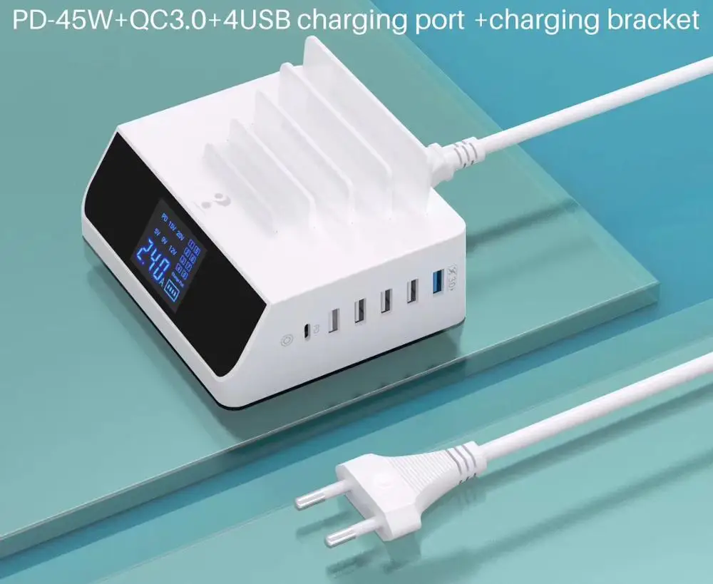 quick charge 2.0 PD 110W Multi GaN Dual USB Type C  Fast Charger  PD QC 4.0 3.0 GaN Quick Charge for MacBook Pro,Lenovo, iPhone,Galaxy 5v 1a usb Chargers