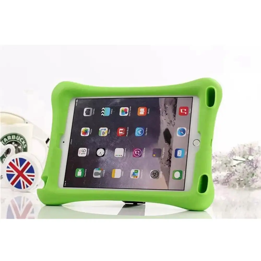 Чехол для iPad Air 2 / cover мягкая силиконовая подставка детский противоударный чехол
