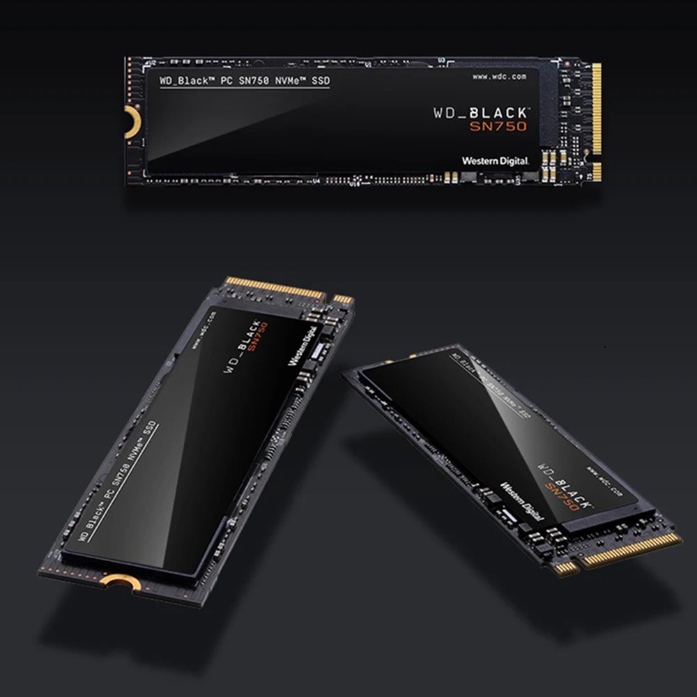  WESTERN DIGITAL WD BLACK SN750 SSD 500GB m2 2280 NVMe pcie-gen3 SSD unidad de estado sólido interna