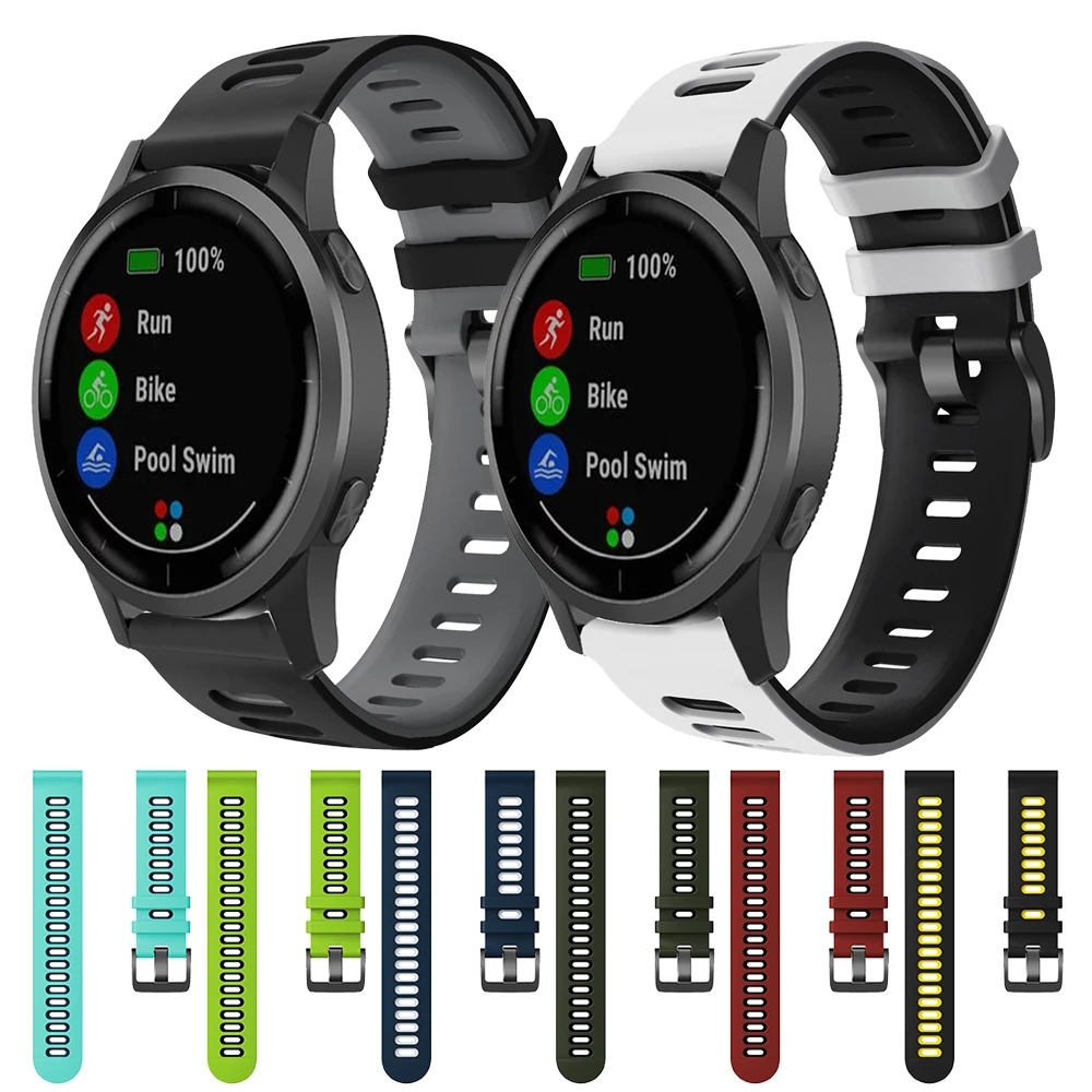 Ремешок для часов Vivoactive3 Correa силиконовый ремешок браслет Garmin Vivoactive 4 3/Venu Forerunner 245M