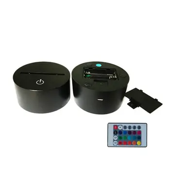 

ICOCO 3D Print Football Lamp Rechargeable 2 Color Change Touch Switch Bedroom Night Light Home Decor Creative Lamp