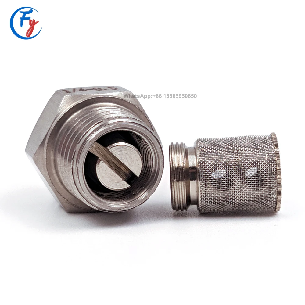 1/4 Inch Male Thread Industrial Stainless Steel Oil Nozzle For Burner Boiler Oil Burner Nozzle Fog Mist Nozzle 60 Degree 4