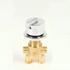 5 hole Brass Bathtub Faucet Hot and Cold Water Control Valve Bath Shower Mixer Bathtub Faucet 5 Piece Set Faucet 3