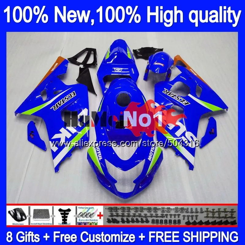 Средства ухода за кожей для SUZUKI GSXR 600 750 CC GSX R750 K4 GSX-R600 15MC. 0 GSXR-750 GSXR600 04 05 GSXR750 2004 2005 04 05 обтекатель Цвет: синий - Цвет: No. 1