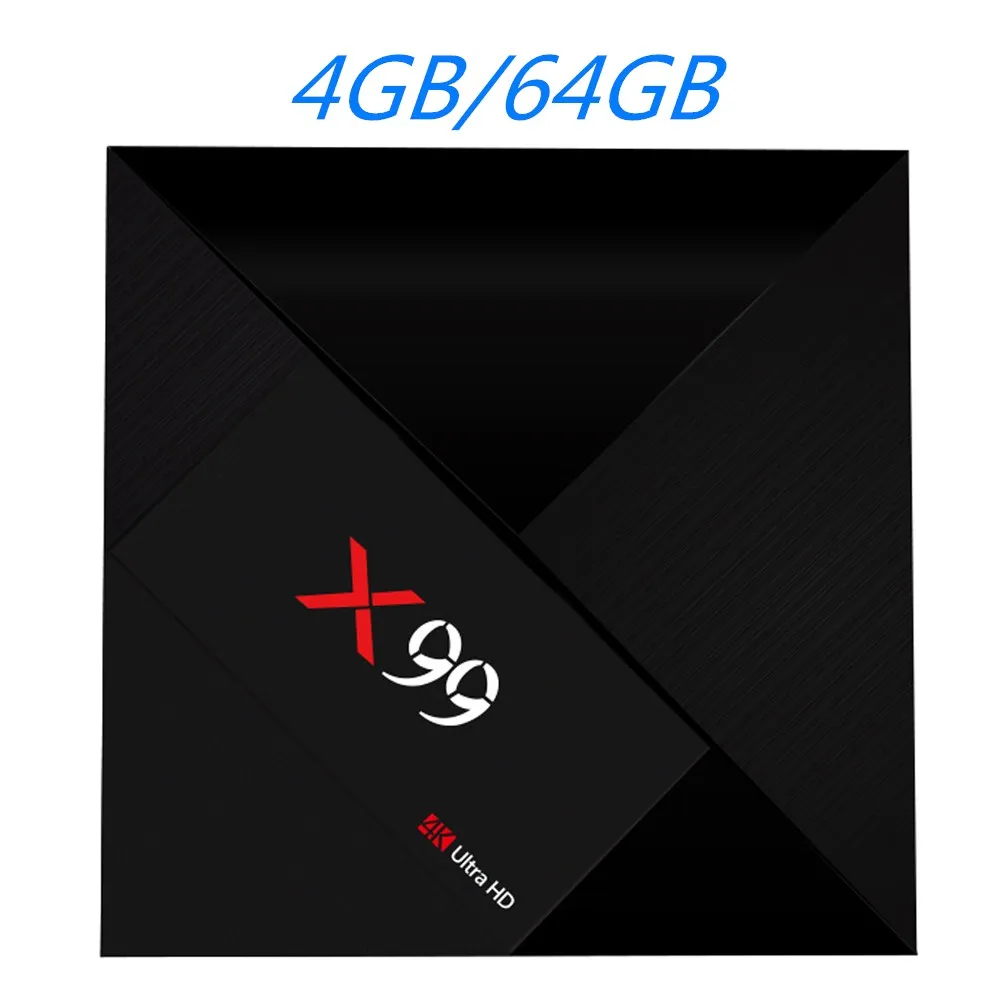 MAAT 4 Гб 64 Гб Rockchip RK3399 Android 7,1 ТВ приставка X99 5G WiFi type-C USB3.0 Google Play Store потоковая ТВ приставка с голосовым пультом дистанционного управления - Цвет: X99 4GB 64GB