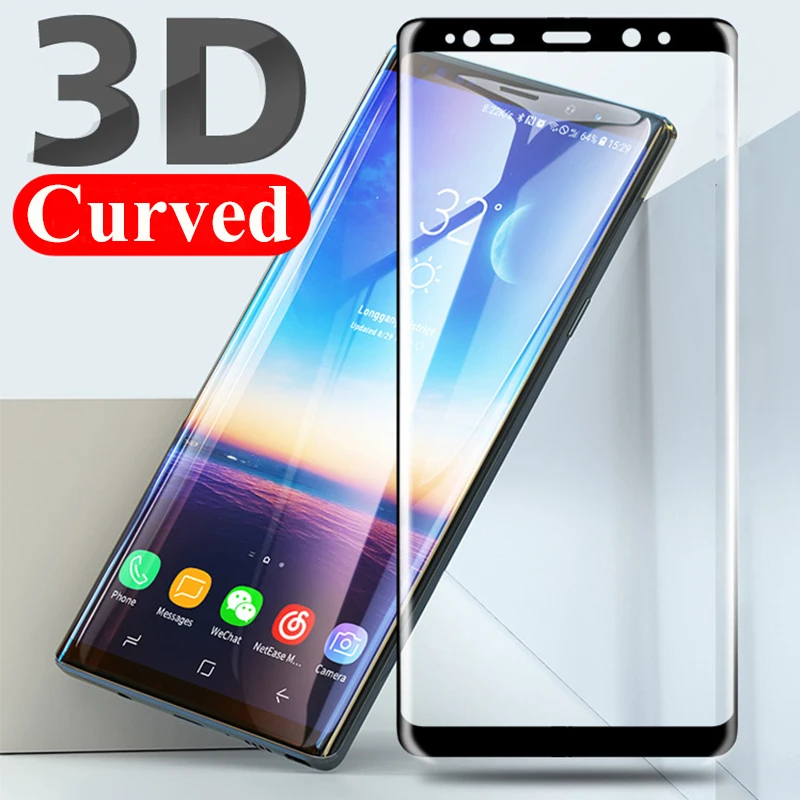 Защитное стекло для Samsung Galaxy S8 S9 Plus закаленная пленка Samsun Galax S 8 9 3D изогнутая