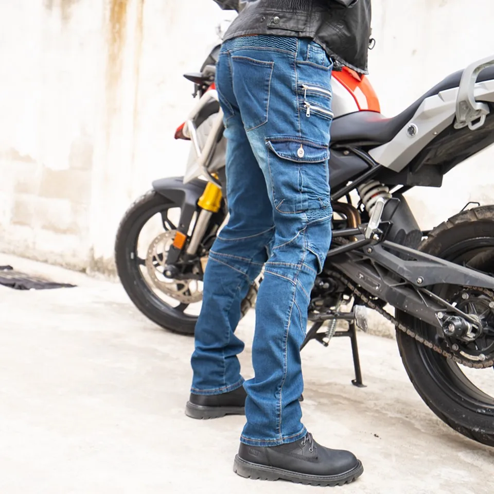 Новые мотоциклетные защитные штаны мужские джинсы мотоциклетные штаны для езды по бездорожью мотоциклетные штаны