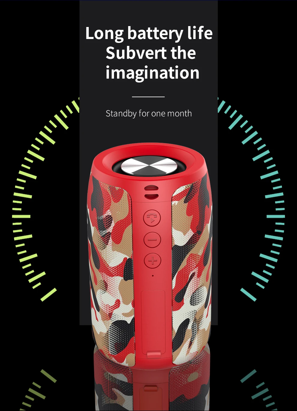 S32 беспроводной Bluetooth динамик мини Портативный HIFI сабвуфер динамик с fm радио Колонка Поддержка TF карты, USB накопитель