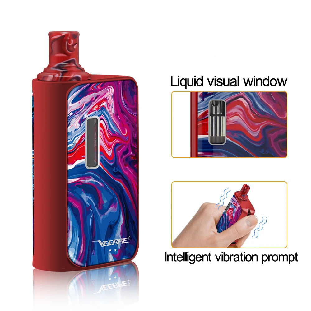 Veeape Vplus Pod vape ручка комплект 1 2 мл картридж 650 мАч встроенный аккумулятор Ом