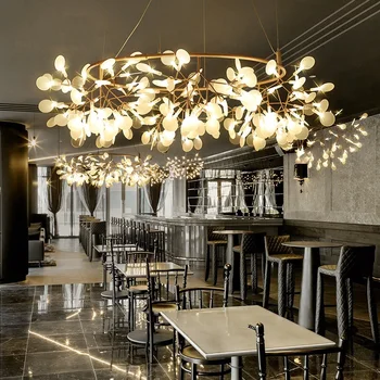 

Nordic style living room bedroom study dining chandelier Creative office space / Commercial establishments clothing store chande