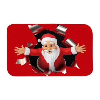 

2021 Christmas Floor Mat Santa Claus Carpet Doormat Merry Christmas Decor For Home Snowman Floor Mat Christmas Doormat New Year