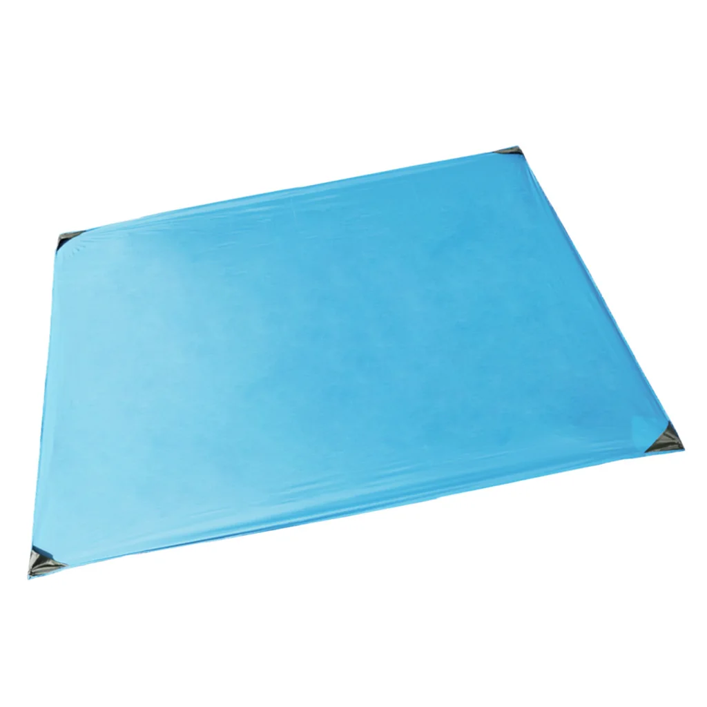 Portable Picnic Mat Pocket Beach Blanket Tent Ground Sheet With Ground Nail for The Beach, Hiking, Travel, Camping
