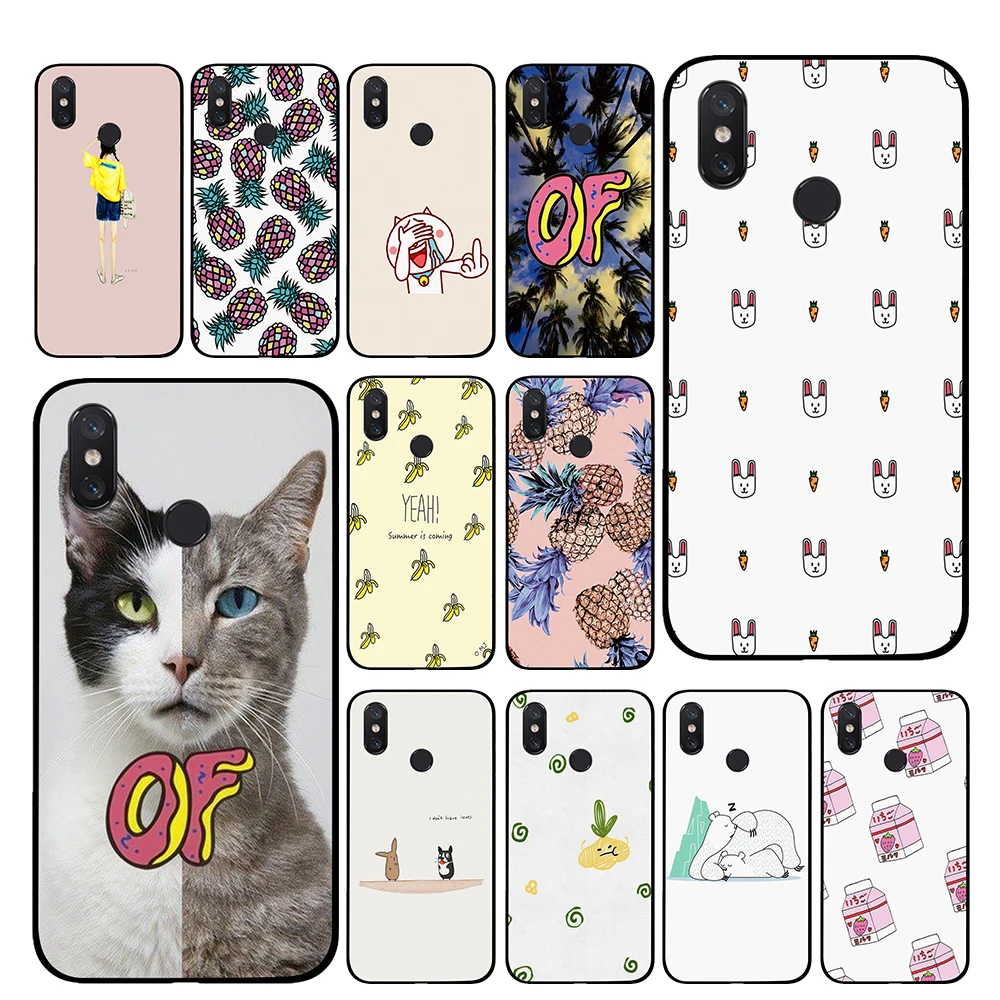 

Cat pattern For Xiaomi Redmi GO 4 5 6 7 Pro 4A 4X 5A 5Plus 6A cases cover