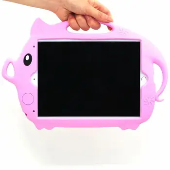 

Pig Kids cover for iPad Pro 10.5 Air 3 10.5'' case Non-toxic Silicone stand Funda For iPad 7 generation 10.2 2019 handle cases