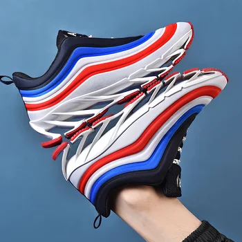 

Spring Trend New Men Sport Shoes Sneakers Fashion Men Blade Shoes Men Light Breathable Running Shoes Men Jogging Walking Shoes