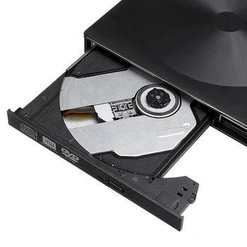 

External DVD Drive Optical Drive Type-C USB 3.0 CD ROM Player CD-RW Burner Writer Reader Recorder Portatil for Laptop Windows PC
