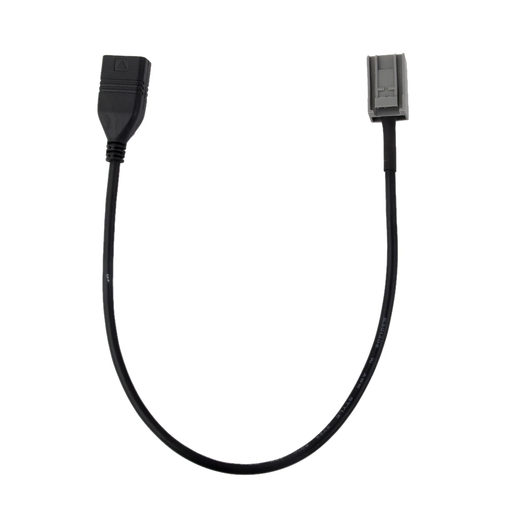 Car USB AUX MP3 Audio Input Cable For Honda SPIRIOR Accord Odyssey 2009 30cm Durable ABS Plastic 