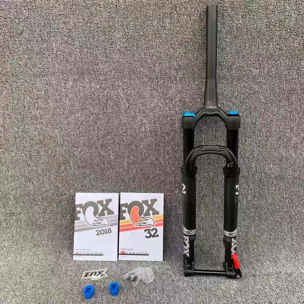 27," 29 вилка Fox Performance Series 32 FIT 4 SC литая 100 мм вилка для горного велосипеда 15 мм* 100 мм через ось черная - Цвет: Black 32 29 SC