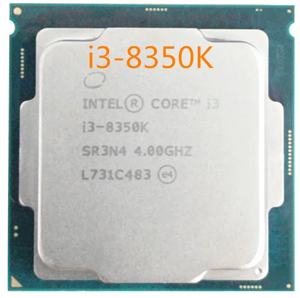 Intel Core 8 PC компьютер I3 8350K I3-8350K процессор LGA 1151 FC-LGA 14 Nano четырехъядерный процессор