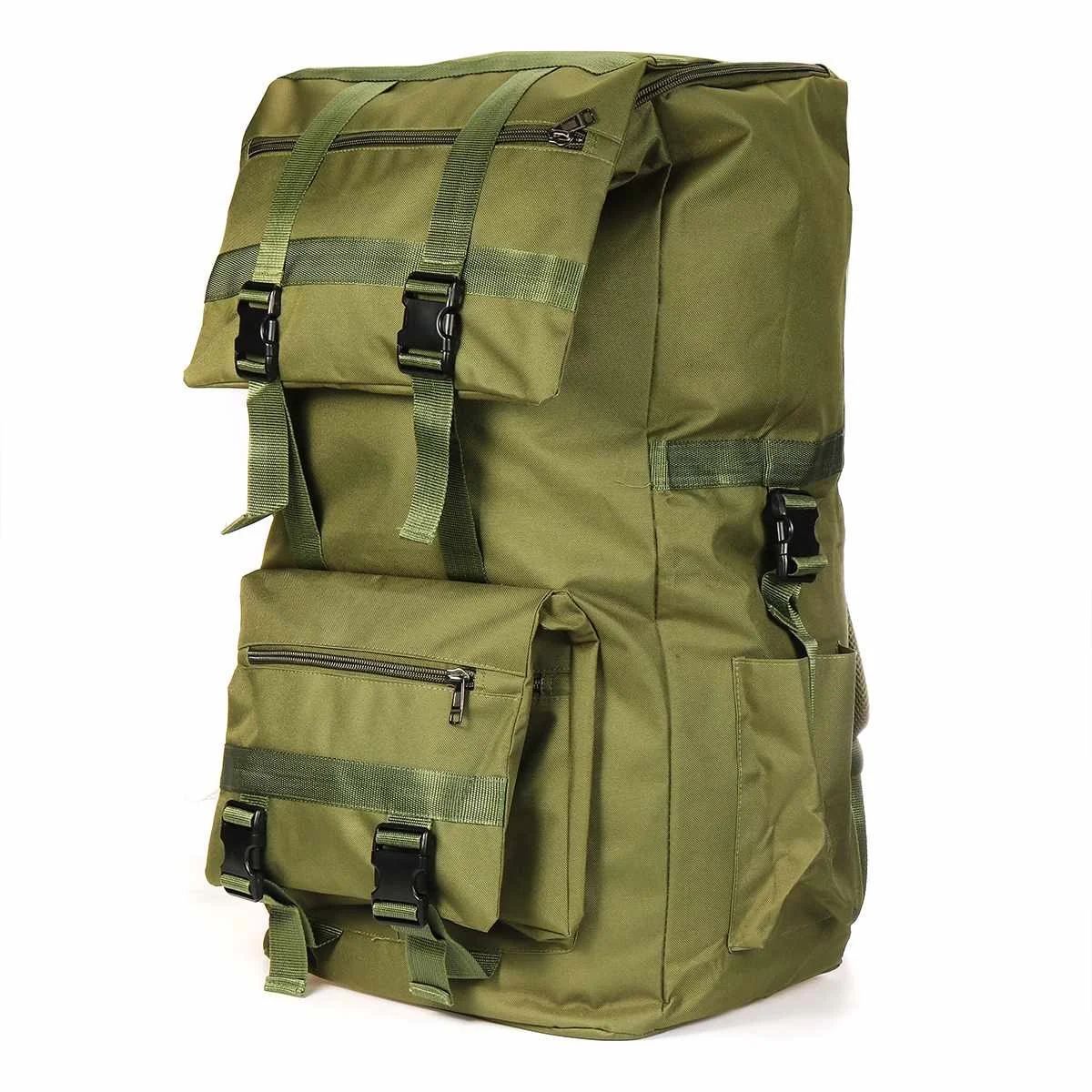 Army green 110л альпинистская Сумка военный рюкзак Водонепроницаемый тактический рюкзак спортивный Кемпинг Туризм альпинистская сумка для женщин и мужчин - Цвет: Army green