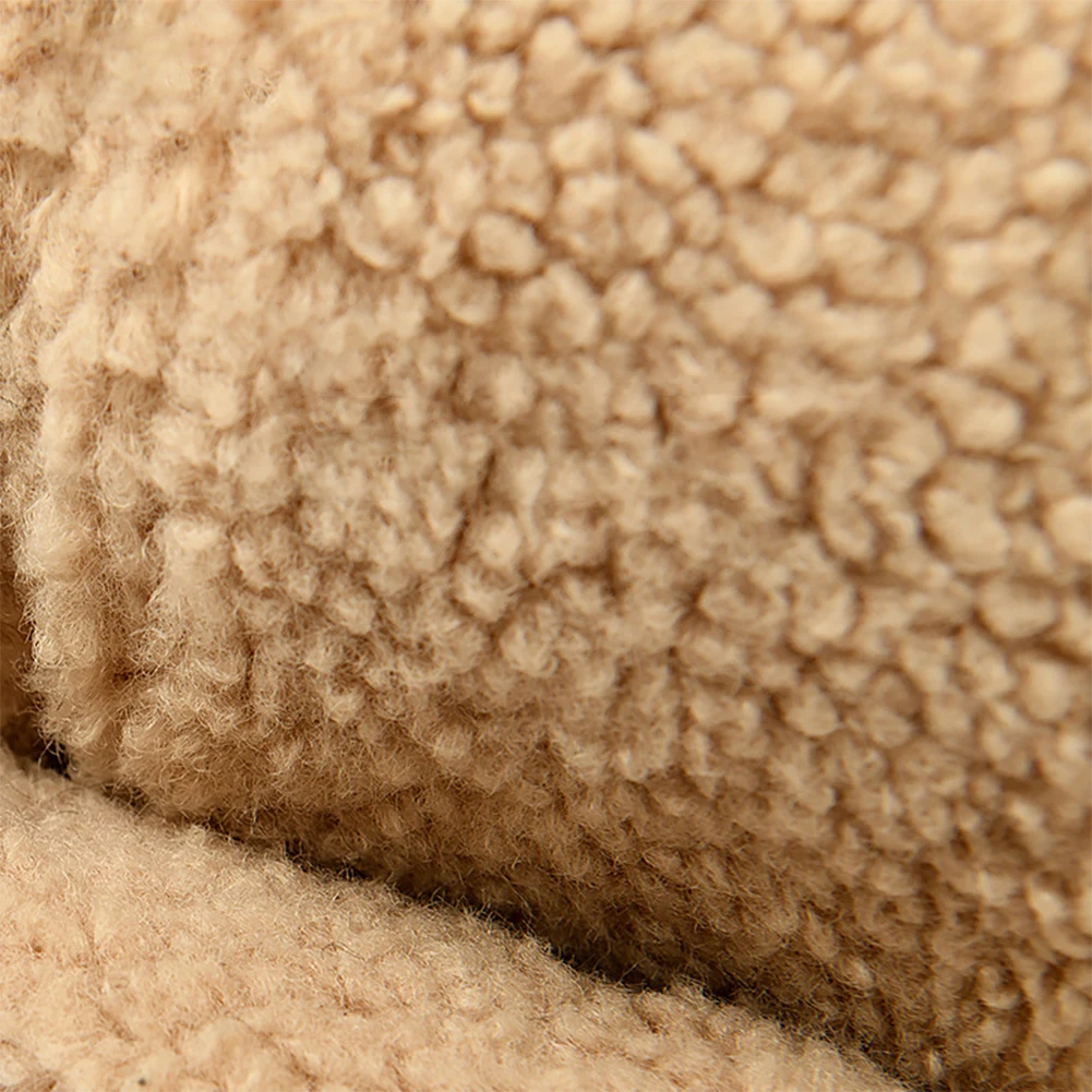 Мужская Женская декоративная мягкая дышащая повседневная альпинистская уличная однотонная теплая холодная шапка из искусственного ягненка Кепка для пеших прогулок ветрозащитная