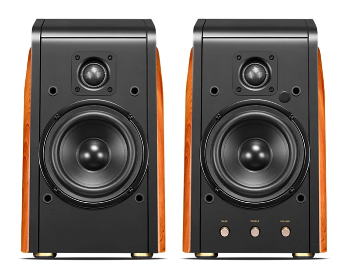 Hivi M200MKIII+ Bluetooth колонки для полки компактные HiFi активные колонки 5,2" Midbass драйвер 1,1" купольный твитер 60 Вт