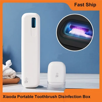 

New Youpin Xiaoda Portable Toothbrush Disinfection Box UVC Sterilizer Case USB Chargeable Antivirus Easy Storage for Smart Home