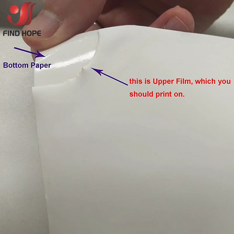 White Eco-Solvent Cutting Film Heat Transfer Vinyl Printing Dry Waterproof Iron On T-Shirts 50*100cm