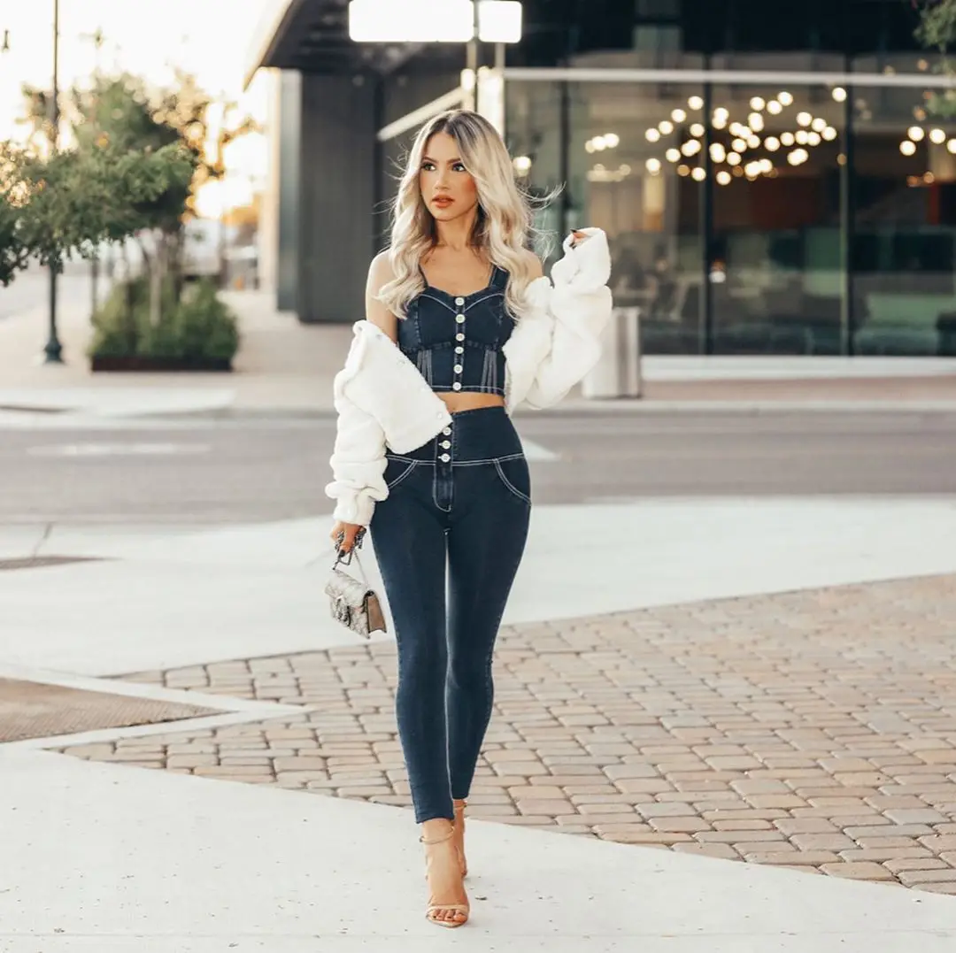 Melody Four Ways Stretchable 4 Buttons High Waist Leggings Women Summer Super Skinny Push Up Jeggings Sexy Butt Lift Trousers