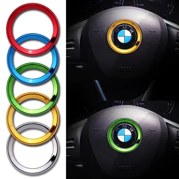 

Car-styling ABS steering wheel trim decorative center emblem frame sticker for BMW M E30 E34 E36 E39 E46 E60 E87 E90 F10 F20 F30