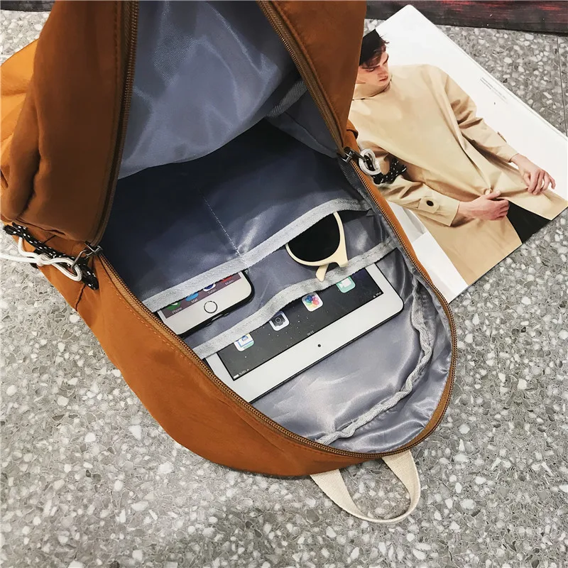 atinfor Women Backpack Travel Retro Waterproof Canvas Nylon Backpack School Bags for Teenagers Girls Bookbag Mochilas 6