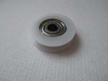 

Fixmee 4pc 5*24*7 HU-0524-7 U Groove Guide Pulley Sealed Rail Ball Bearing