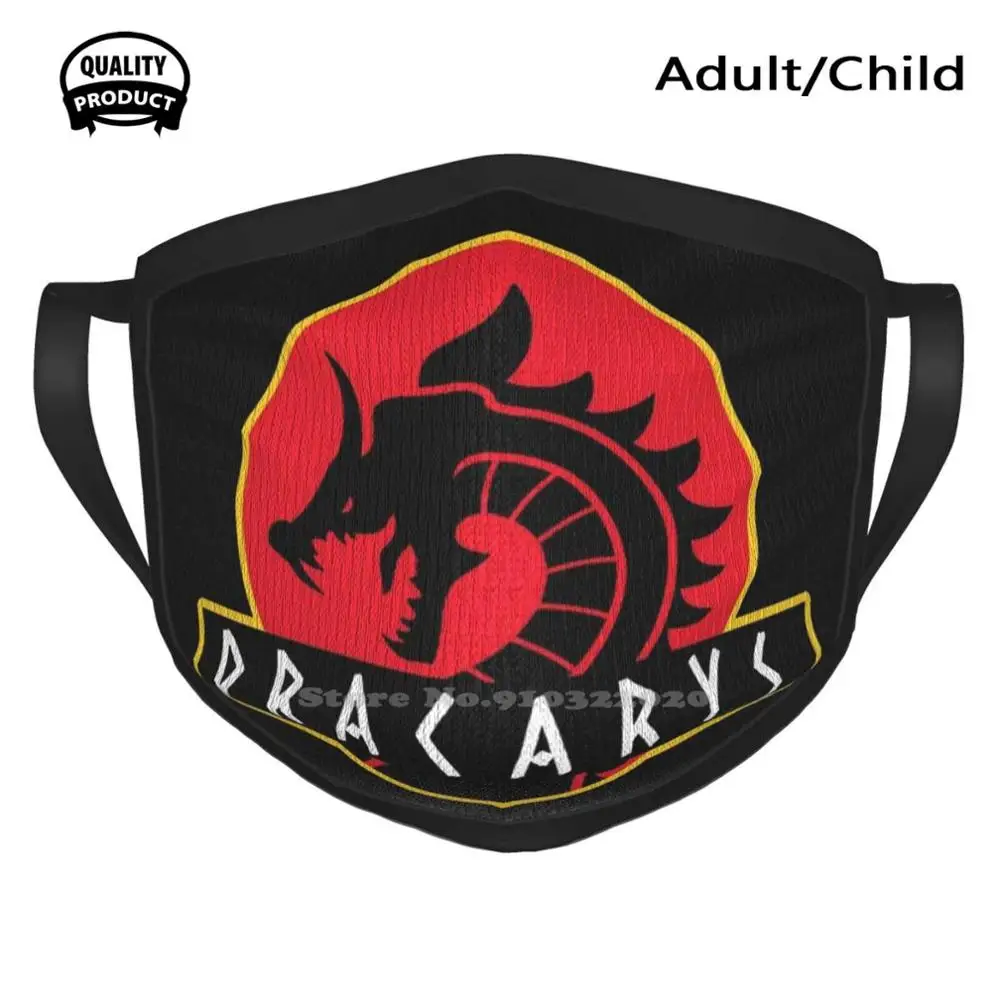 Дышащая Маска для лица Dracarys Fire Dragon езды на велосипеде охоты пеших прогулок
