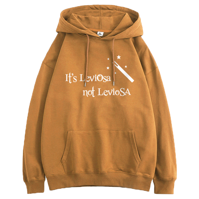 Leviosa Not Leviosa Woman Hoodies Fashion K-pop Pullovers 2021 New Autumn Casual Sweatshirts Hip Hop Polyester Clothing