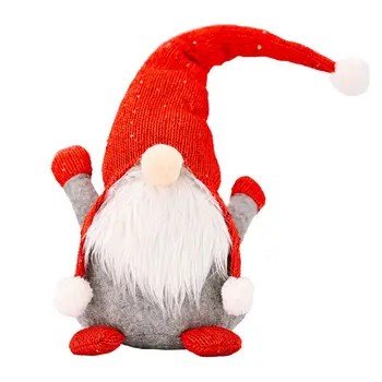 

1/3pcs Christmas Faceless Gnome Decoration Handmade Swedish Tomte Santa Ornament
