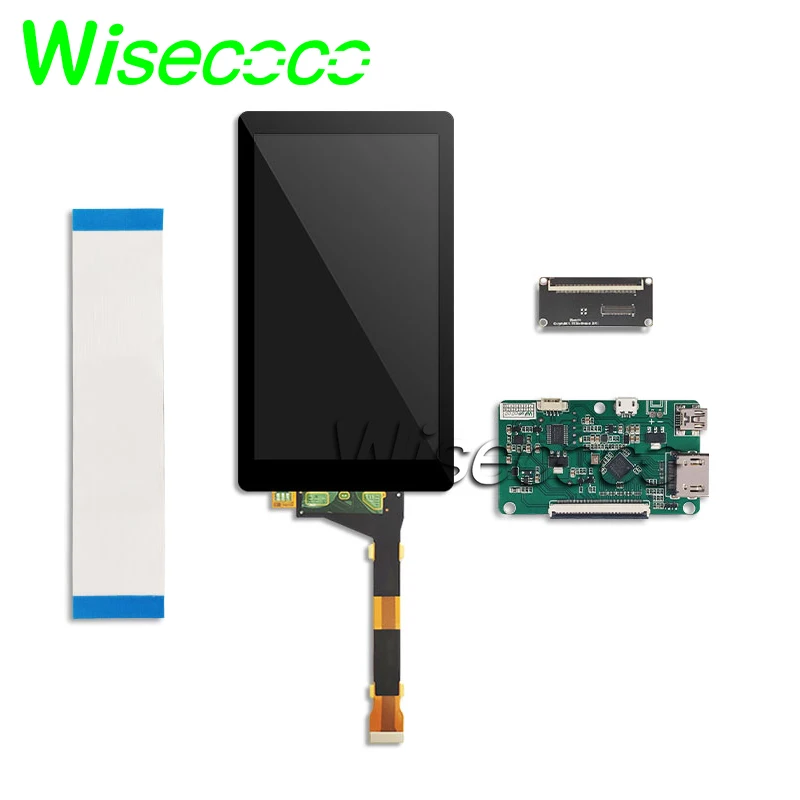 5,5 дюймов 2K LS055R1SX04 ЖК-дисплей со стеклянным протектором Удаленная подсветка HDMI к MIPI драйвер платы комплект для DIY 3d принтера