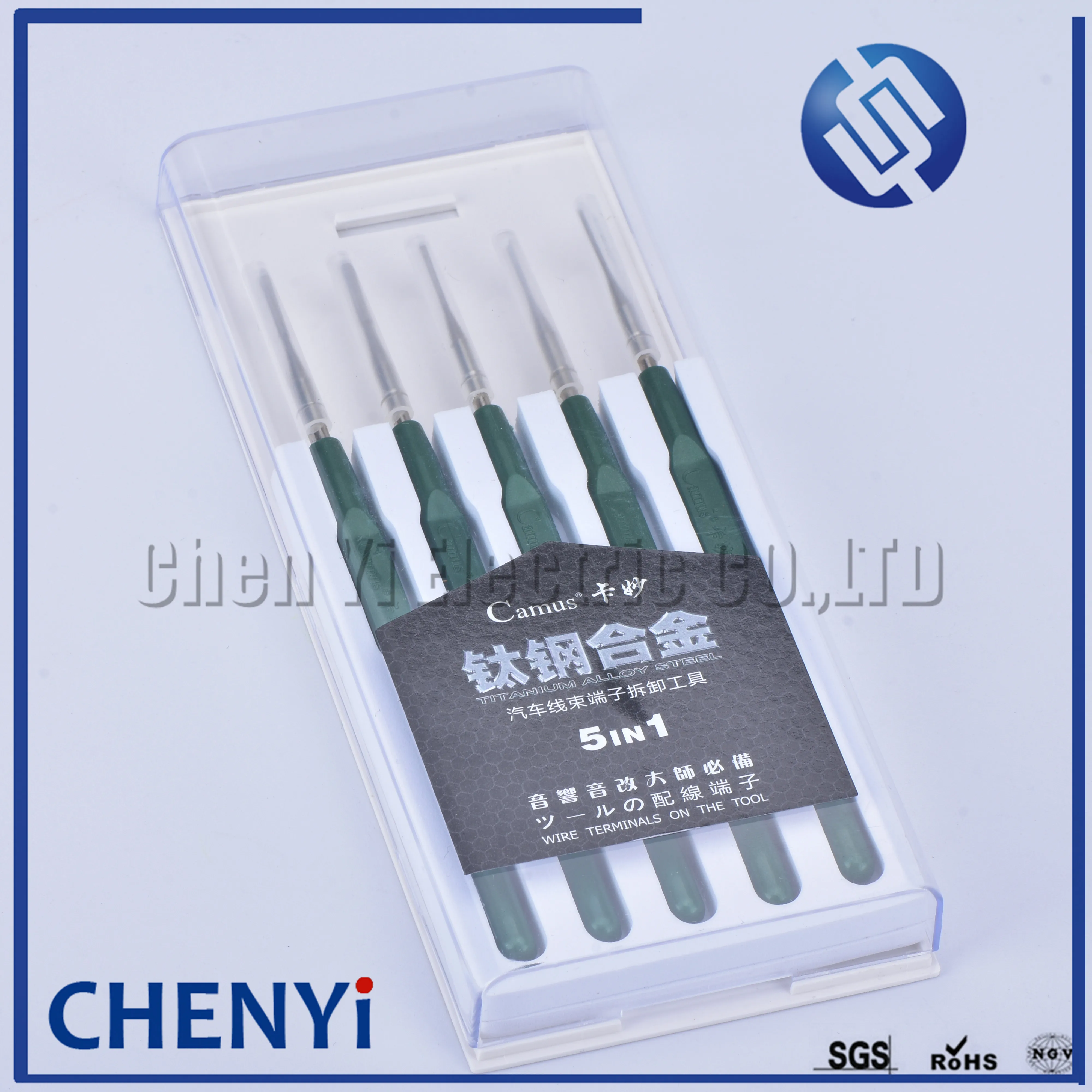 Titanium Steel Alloy Terminal Ejector Crimp Connector Pins Tool Kit Adequado para Fiação Chicote Modificação a Maioria dos Modelos Pcs