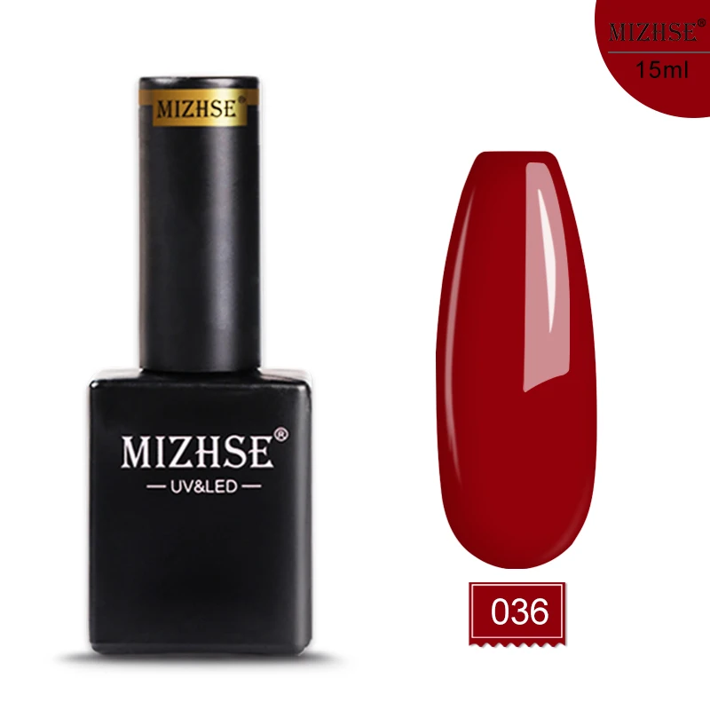 E036 MIZHSE, 15 мл, Гель-лак, УФ светодиодный лак для ногтей, для маникюра, 72 цвета, Гель-лак, Полупостоянный, отмачиваемый, УФ гель для ногтей, маникюр - Цвет: E036