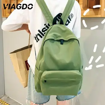 

Rucksack Travel Backpacks Backpack for Girls Nylon Women 2020 Laptop New Mochila Solid Waterproof