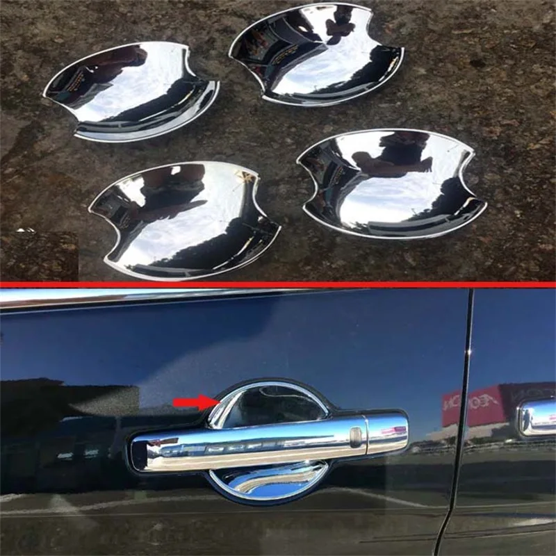 4 шт. хромированные накладки на дверные ручки и чаши для NISSAN Серена C25 C26 C27 2005-2017 2018