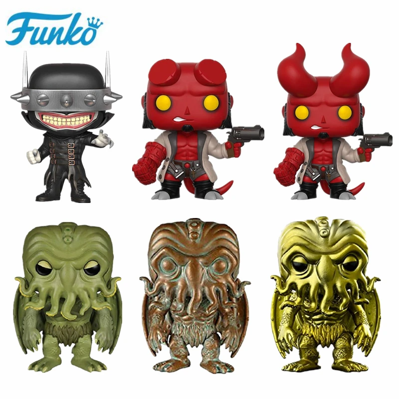 

Funko DC The Batman Who Laughs Hellboy The Call of Cthulhu Action Figure Toys Collection Vinyl Model Christmas Kid Birthday Gift