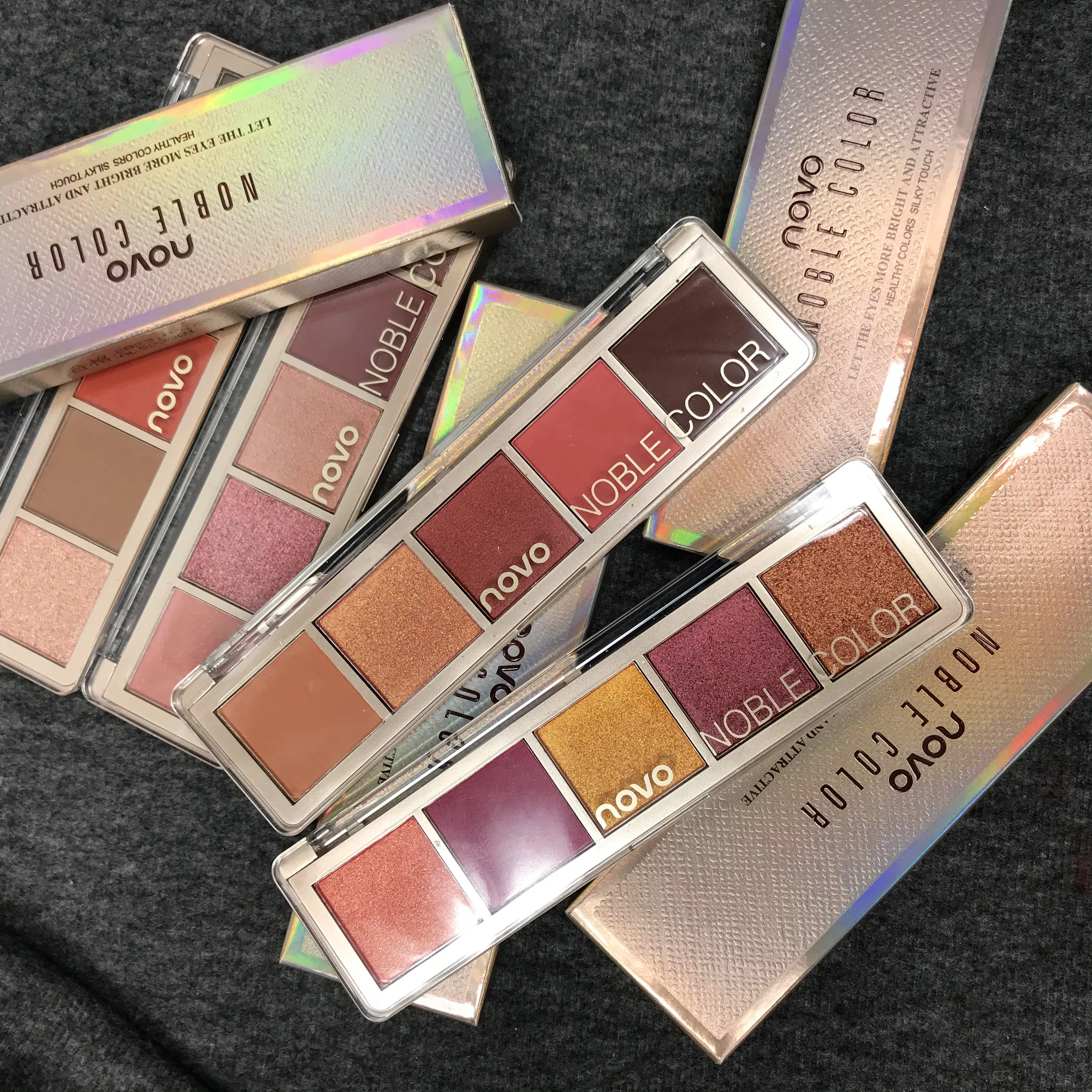 

2019 new 5 Color Makeup Eyeshadow Palette New Sika Deer Matte Shimmering Flash Eye Eyeshadow Easy To Use Waterproof