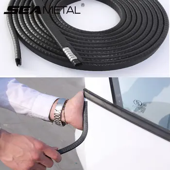 SEAMETAL Car Door Edge Scratch Protector 10M Sealing Strip Guard Trim Automobile Door Stickers Decoration Protector Accessories