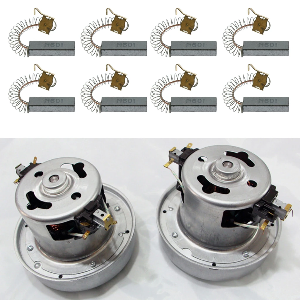 8pcs Repairing Part 32mm X 10mm X 6mm Carbon Brush For Pet Hair Dryer Electric Motor Repairing Part Supplies