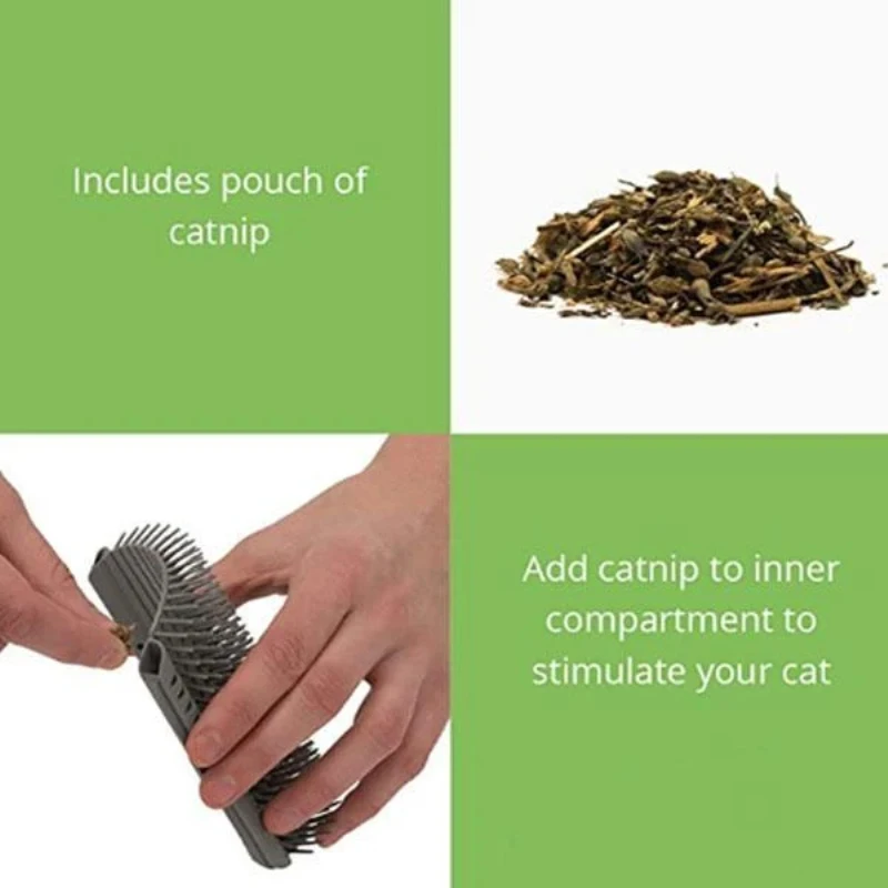 Кошачья настенная угловая Массажная щетка для домашних животных продукт кошки