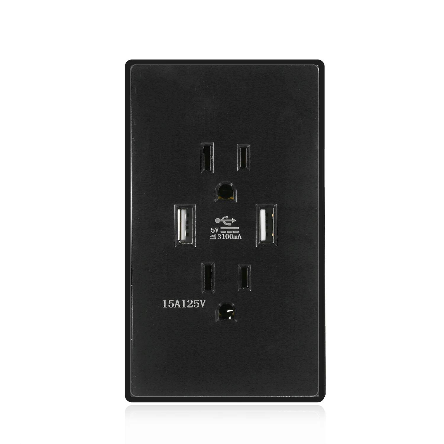 Высокоскоростная настенная розетка USB выход DC 5 В 3.1A 4.2A электрическая розетка 2 зарядное устройство двойной USB порт розетка настенная розетка