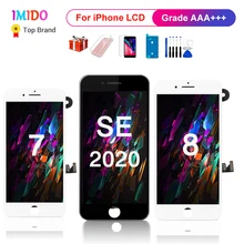 Bloc écran tactile LCD 3D de remplacement, Grade AAA +++, pour iPhone 7 8 SE 2020, qualité améliorée=
