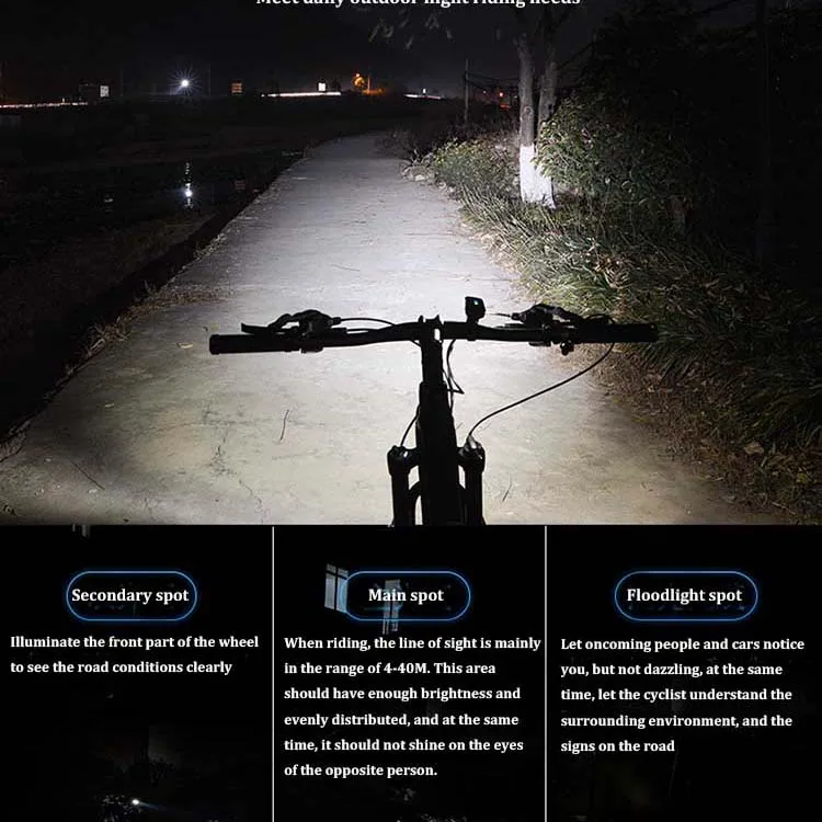 

USB Brightest LED Bicycle Headlights Rechargeable Best LED Bicycle Headlights for Night Rides